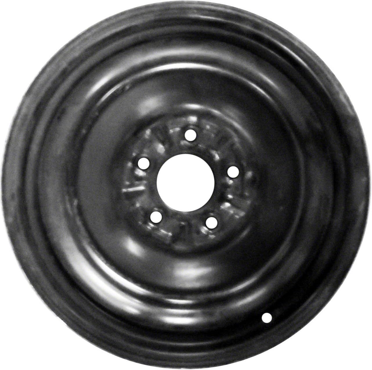 17x4" Reconditioned Factory OEM Compact Mini Spare Black Steel Wheel for Ford Fusion and Mercury Milan 2006-2012 | 3652