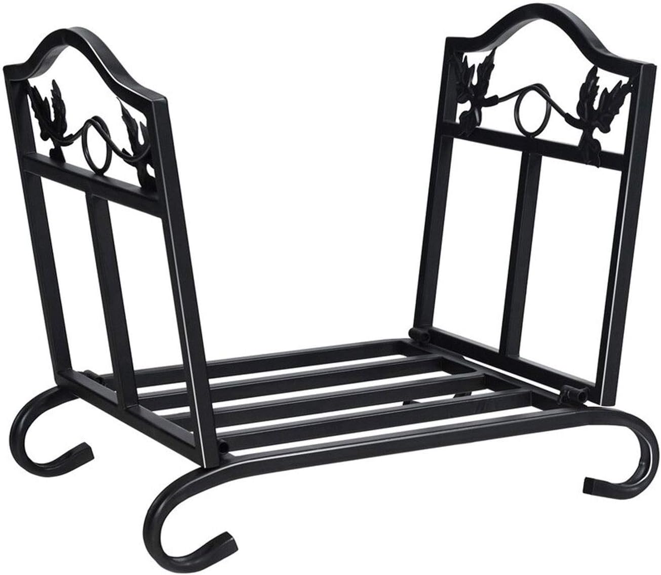 Firewood rack Firewood Rack Wood Storage Log Holder Heavy Duty Wrought Iron Bin Fireplace Firewood storage rack