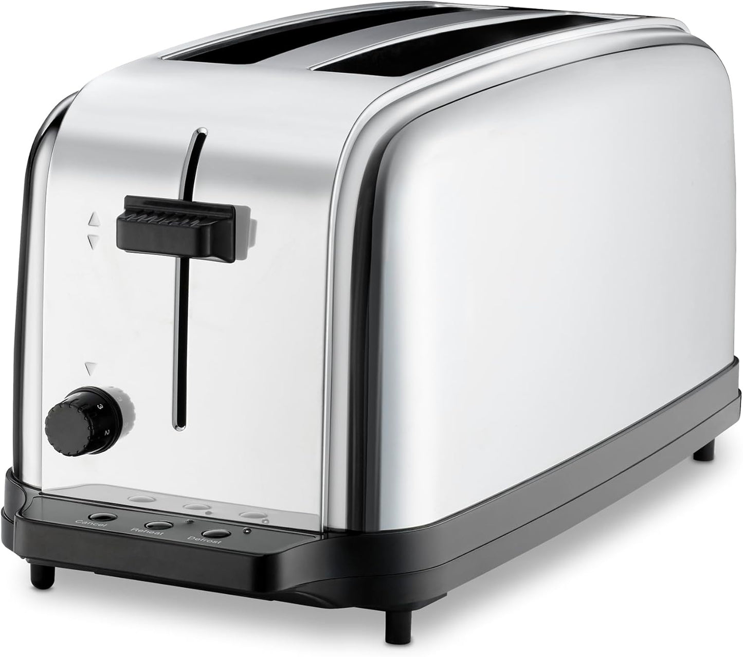 Waring Commercial WCT704 4 Slice Extra Long Slot Light Duty Pop-Up Toaster, 120V, 5-15 Phase Plug