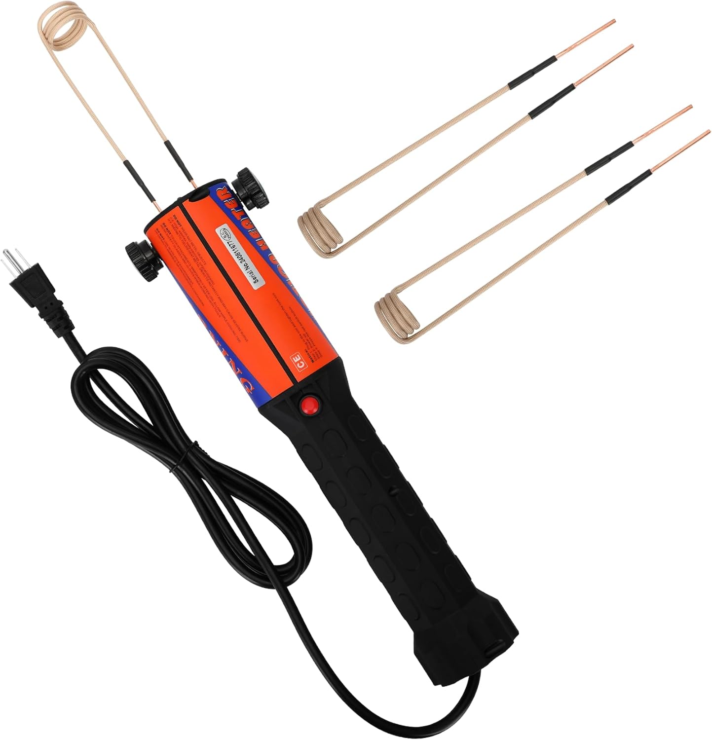 Magnetic Induction Heater Kit,Induction Heater Bolt Removal,1100W 110V Hand Held Induction Bolt Removal Tool For Rusty Screw Removing with 3 Coils