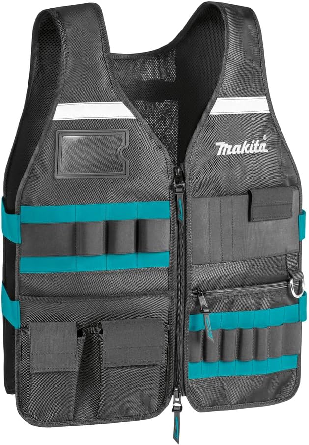 Makita P-72089 Worker's Vest New Version E-05636 Tool Vest for Carpenters / Universal Size