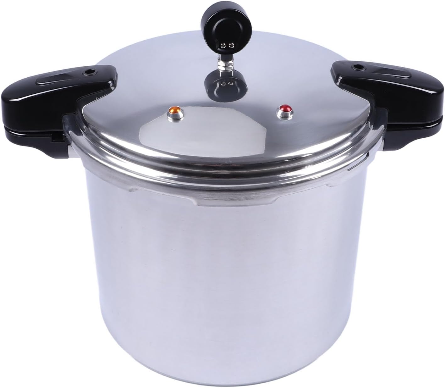 Topyond Pressure Cooker 23L Capacity Aluminium Alloy Fast Cooking Pot with Pressure Meter,Gas Stove Kitchen Appliance Pressure Cooker for Large Families