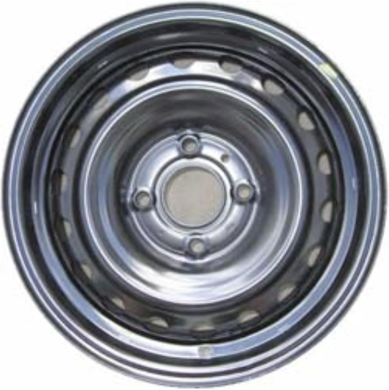 15" 15x6.5" Reconditioned OEM Black Steel Wheel Rim for 2007-2012 Nissan Sentra | 62471