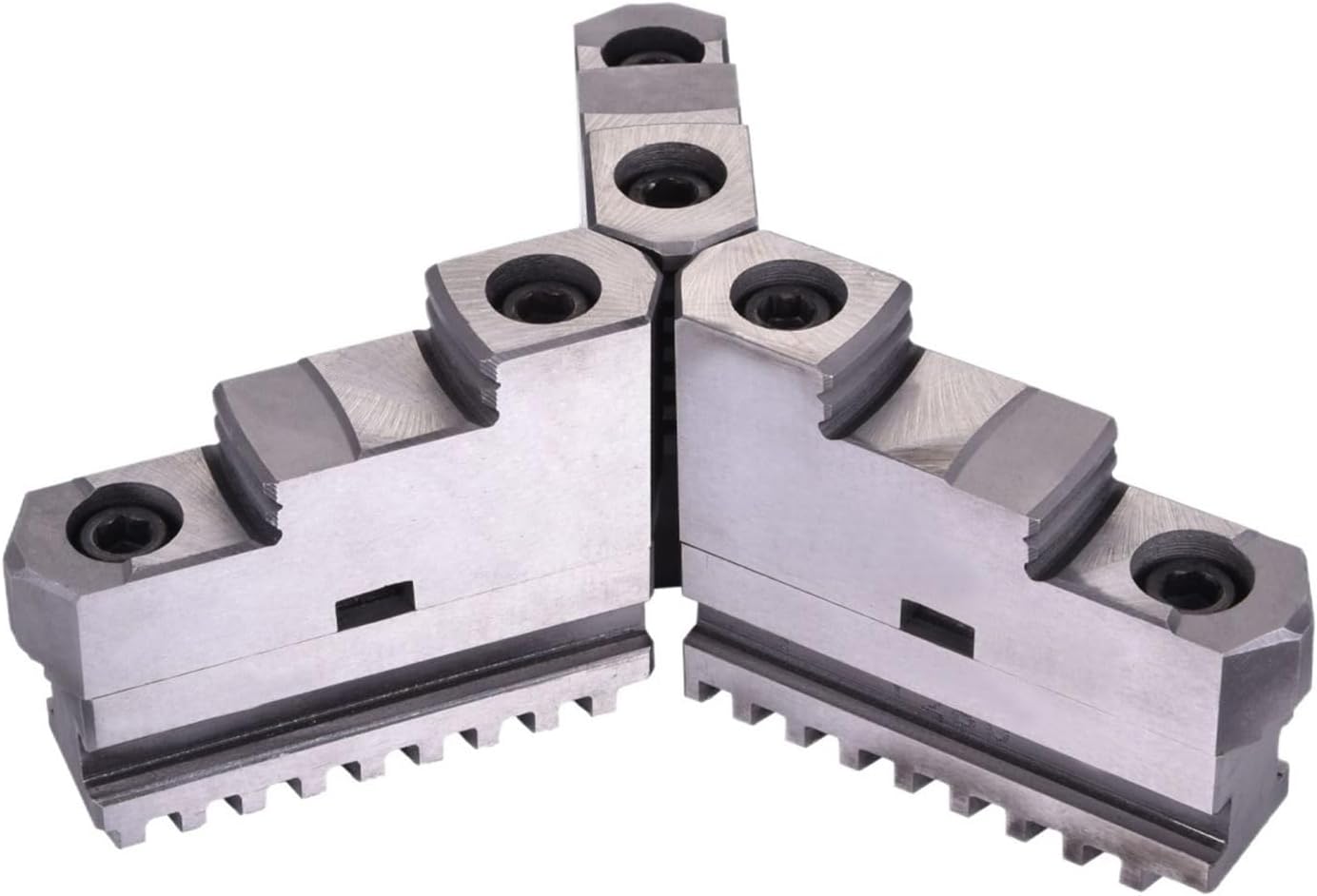 3 Pcs K11-250 Jaw, Jaw For Positive And Negative Screws, 10 Inch Three-jaw Chuck Machine Tool Lathe Chuck Separation Jaws