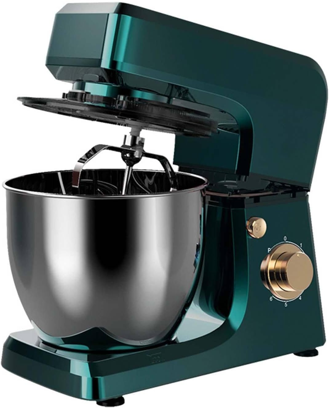 Food Mixer Dough Blender, Stand Mixer, 10L Electric Cake Mixer with Bowl, Dough Kneading Machine for Most Home Cooks,Red (Green)