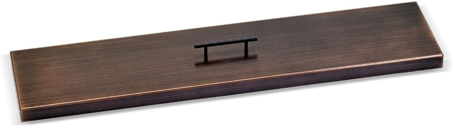 63" Linear Oil Rubbed Bronze Drop-in Pan Cover