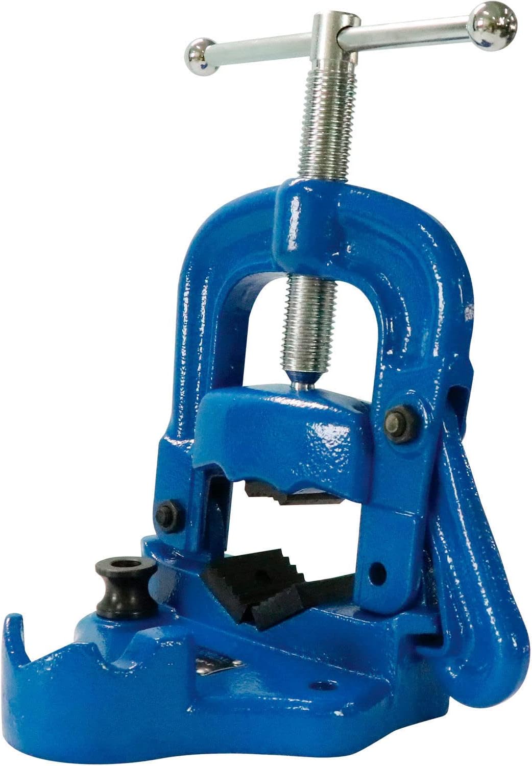 Global Industrial Bench Yoke Vise, 1/8", 4" Pipe Capacity