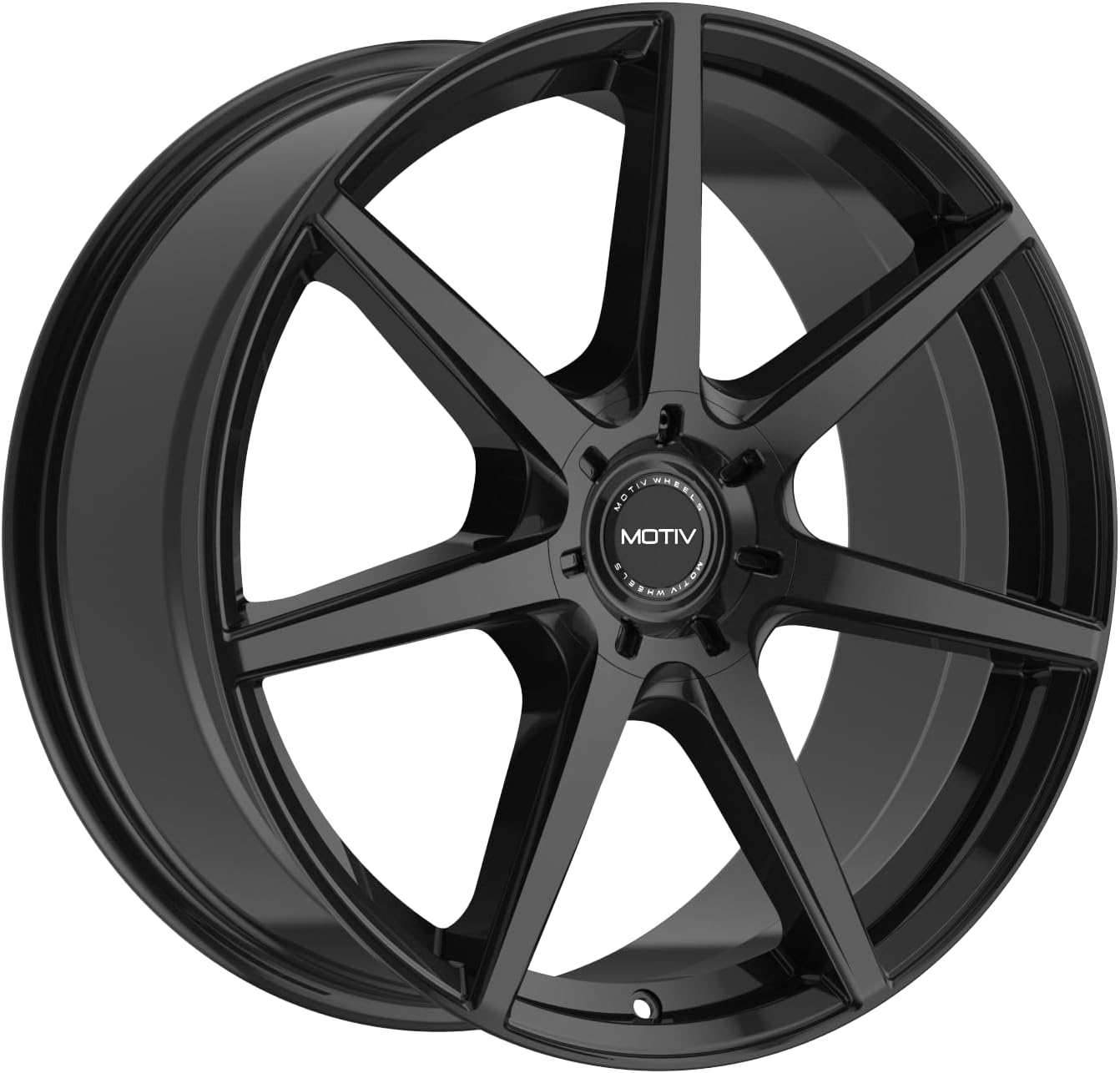 Motiv 432B 17x7.5 5x4.5"/5x120 +40mm Gloss Black Wheel Rim 17" Inch