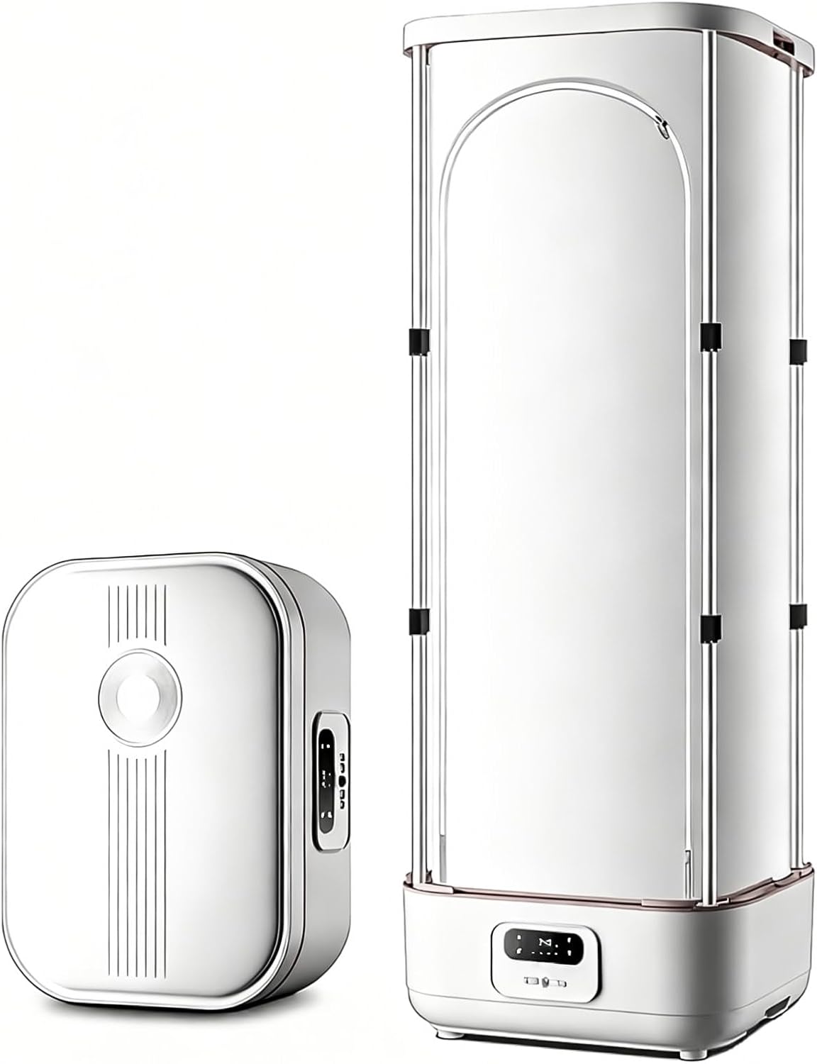 Standing Garment Steamer, 900w Collapsible Vertical Steam Iron, Hanging Ironing Machine for Clothes Household Appliance, Including Aromatherapy Box, Remote Control, Timing Function