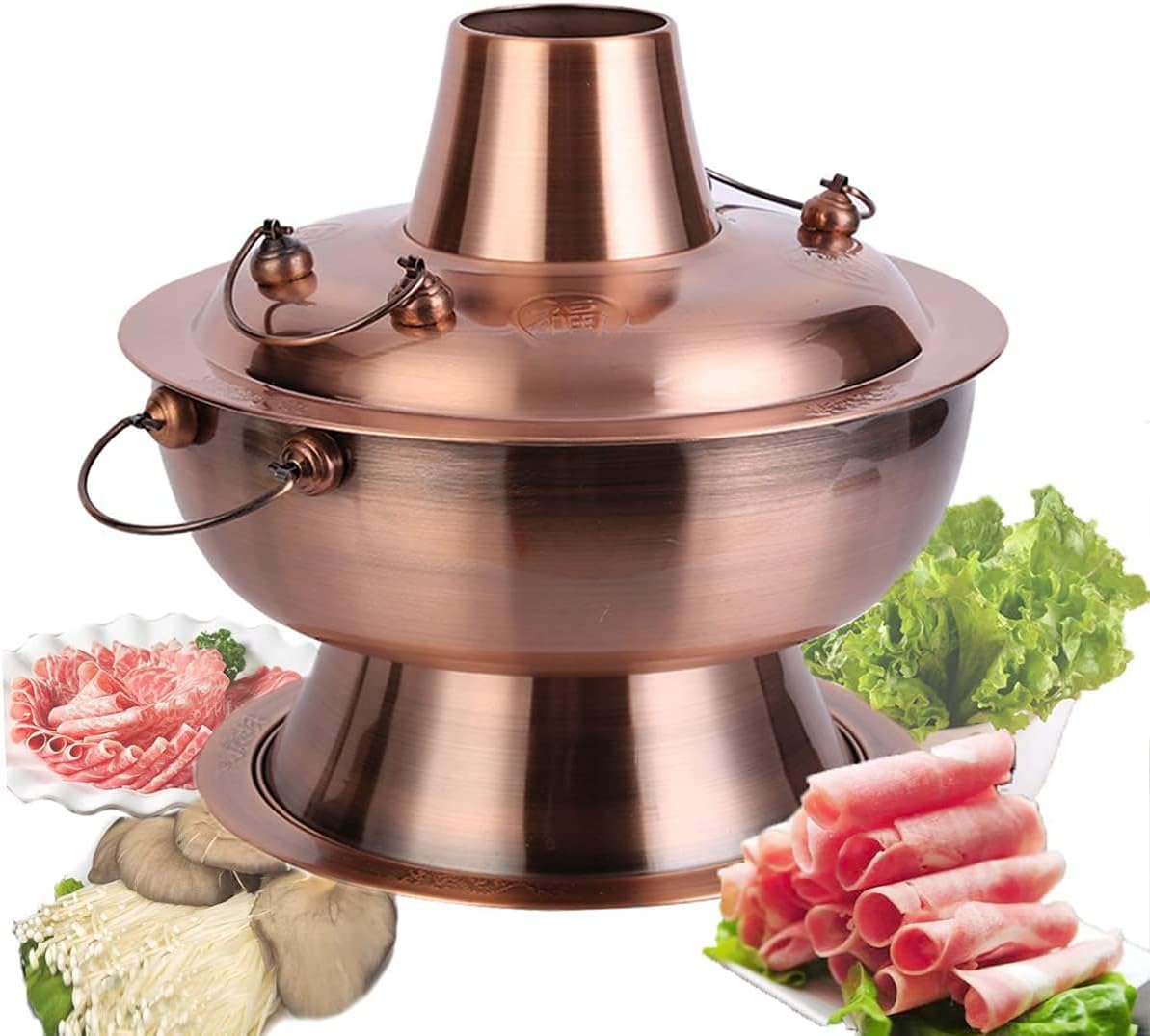 Thickened Old Fashioned Copper Hot Pot