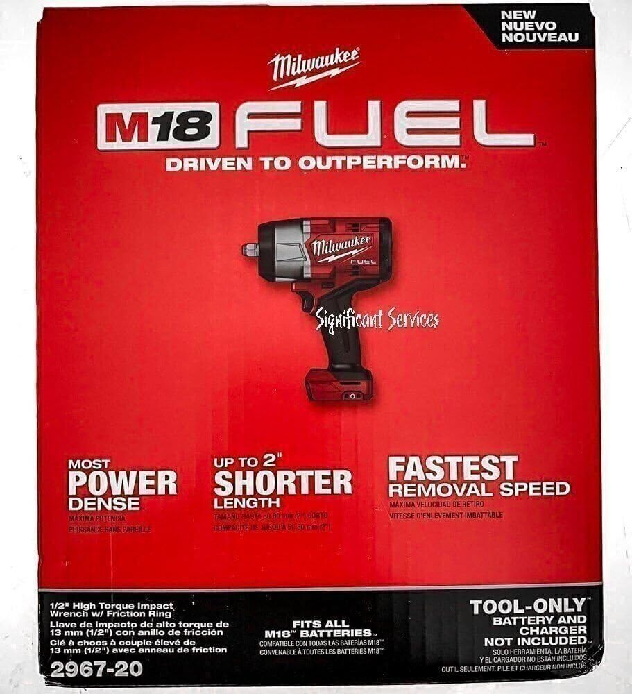 Milwaukee Electric - M18 Fuel 1/2 HIGH Torque Impact Wrench W/FRICTI