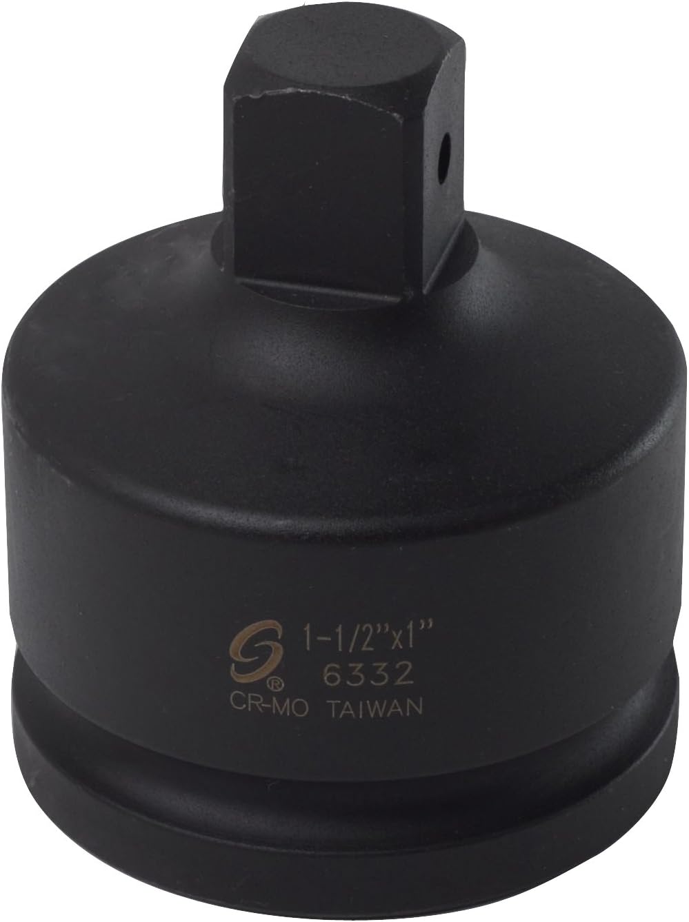 SUNEX TOOLS 6332 1-1/2-Inch Drive Female 1-Inch Square Drive Male with Pin Hole Adapter