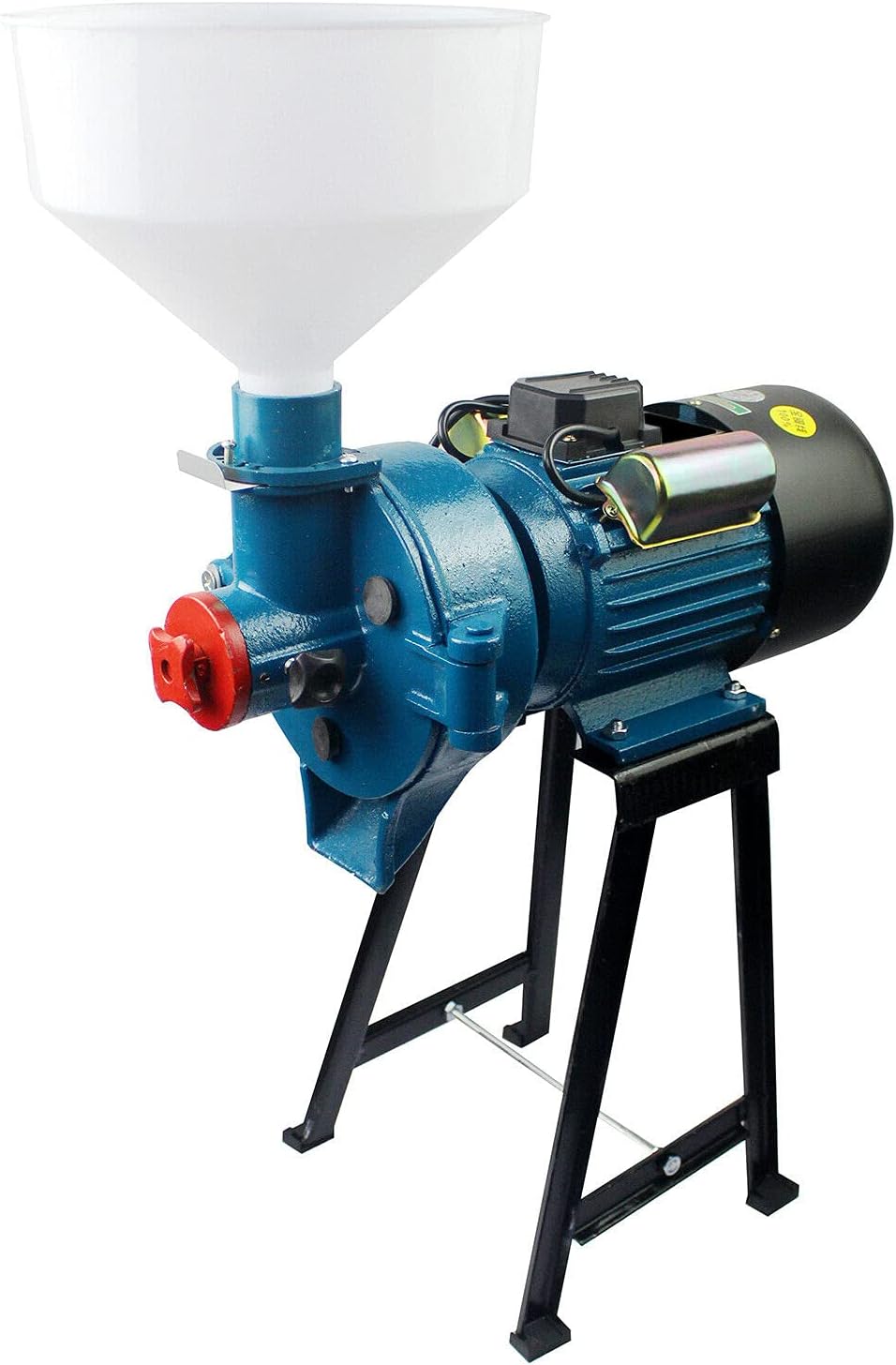 110V 2200W Electric Grinder Mill Grain Cereal Corn Feed Flour Mill Grinder Wet & Dry Grinder 2 in 1 Wheat Milling Machine Grain Mill Wheat Grinder with Funnel