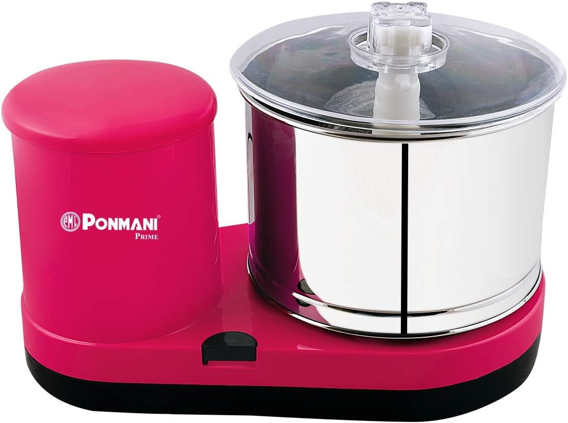 Ponmani Prime - Table Top Wet Grinder 2Ltr (Red)