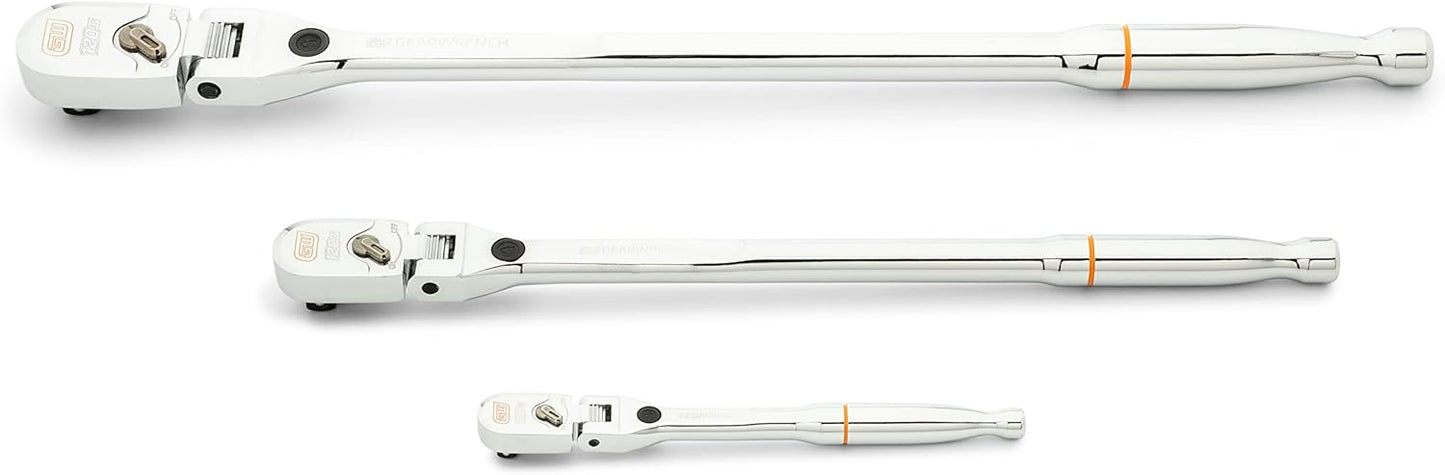 GEARWRENCH 3 Piece 120XP Flexing Handle Ratchet Set - 81382