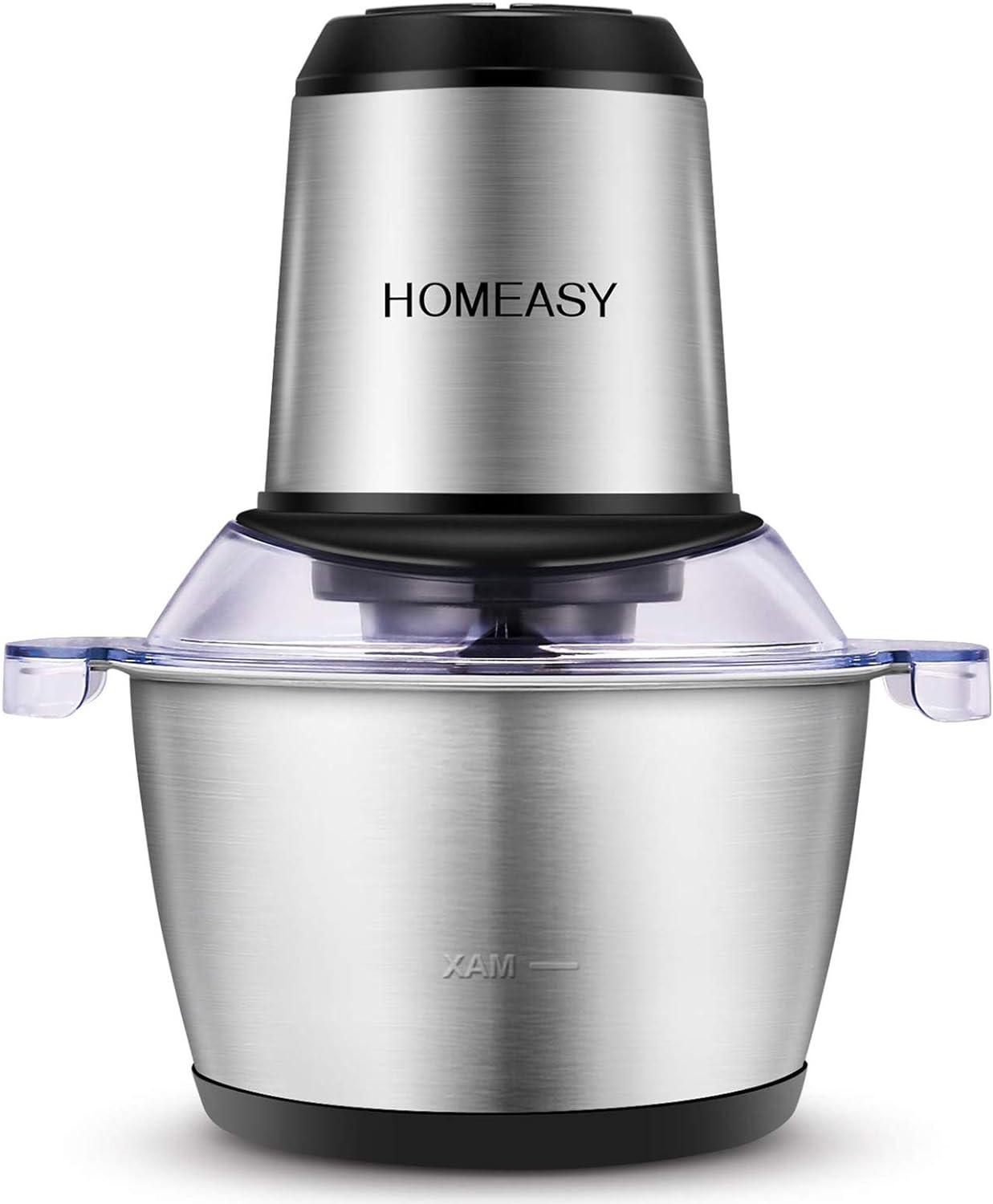 Meat Grinder Electric, Food Processor 2L Stainless Steel Meat Blender Food Chopper for Meat, Vegetables, Fruits and Nuts with 4 Sharp Blades, 350W, 8 Cups