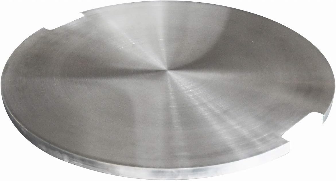 Fire Pit Lid Round Stainless Steel Lid for Elementi Lunar Bowl Frie Table, Ross Fire Table Pit