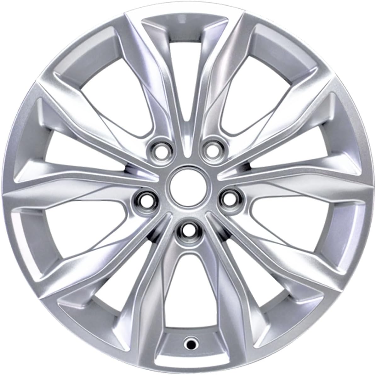 New 17x7.5" 17 Inch Silver Aluminum Alloy Wheel Rim for Chevrolet Malibu 2019 2020 2021 2022 | ALY05894U20N | Direct Fit - OE Stock Specs