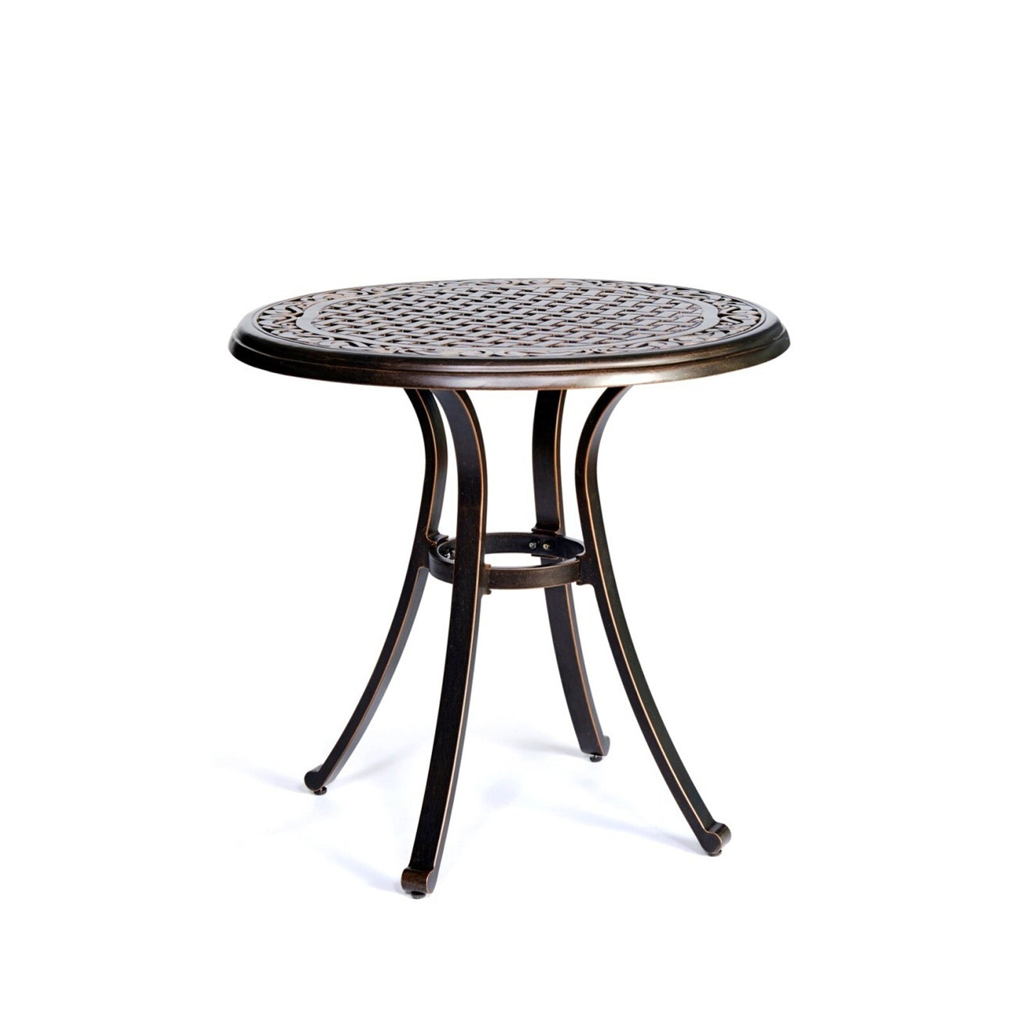Maocao Hoom Round Outdoor Bistro Table 28-in W x 28-in L