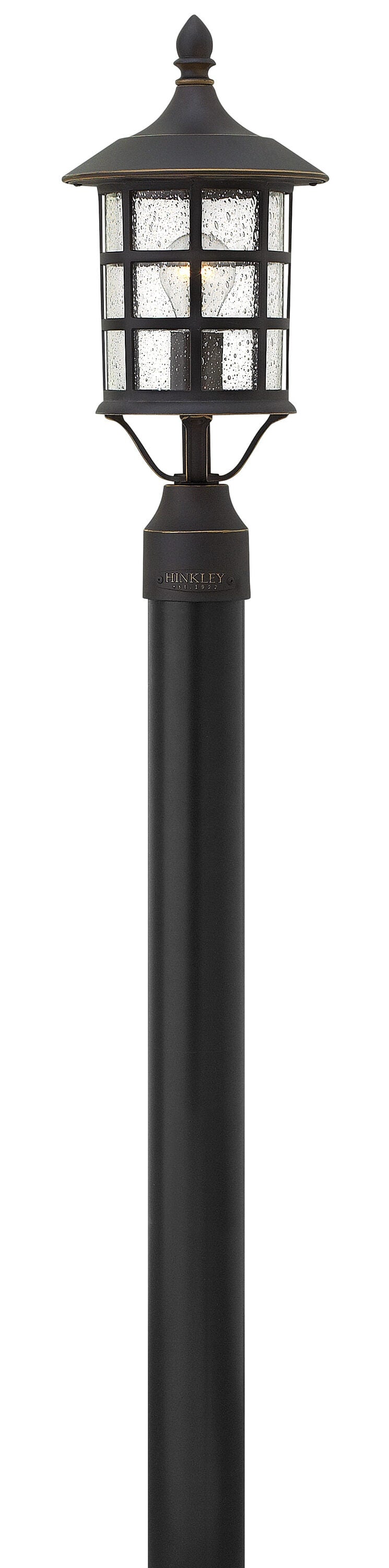 Hinkley Freeport 17.75-Inches Oil Rubbed Bronze Traditional Outdoor Pier mount 5366298