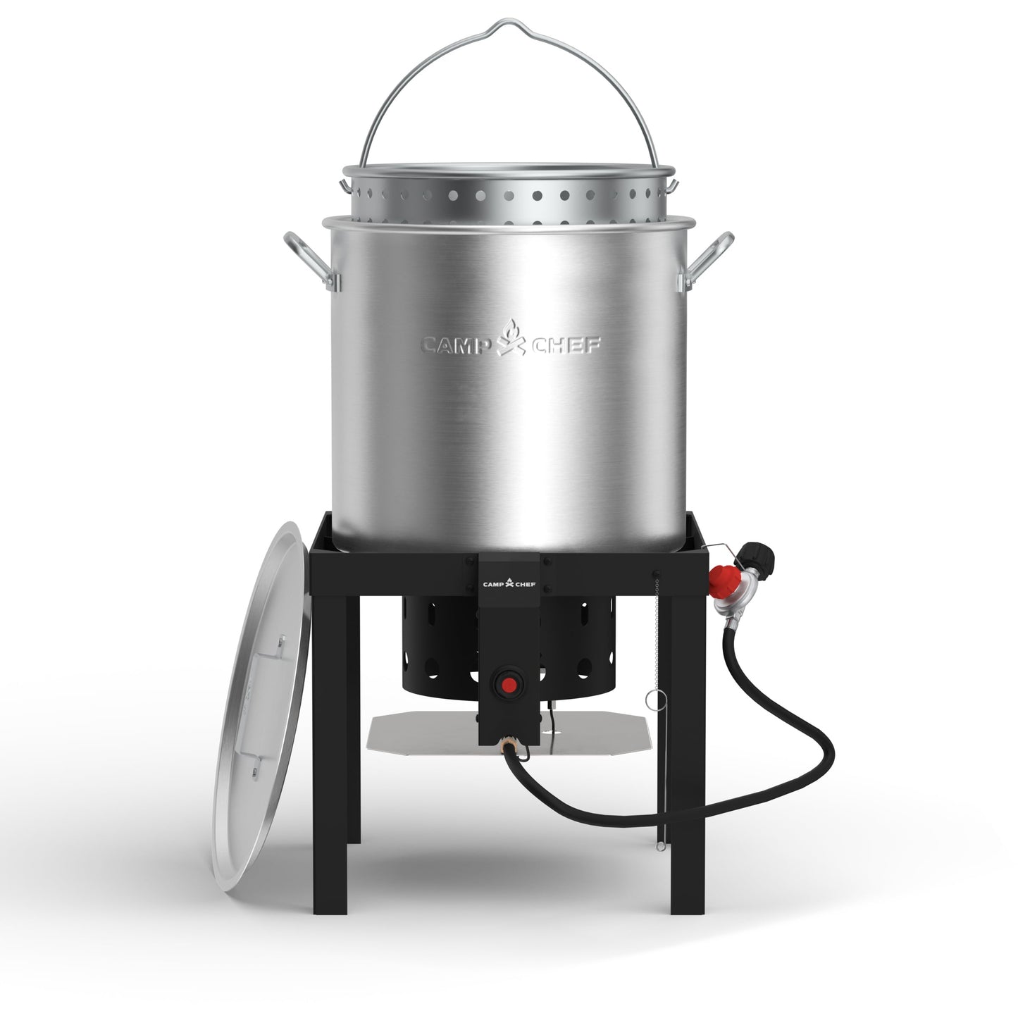Camp Chef 60-qt Boil Pot with 1-Burner Propane Electronic Stainless Steel Jet Cooker SHP60