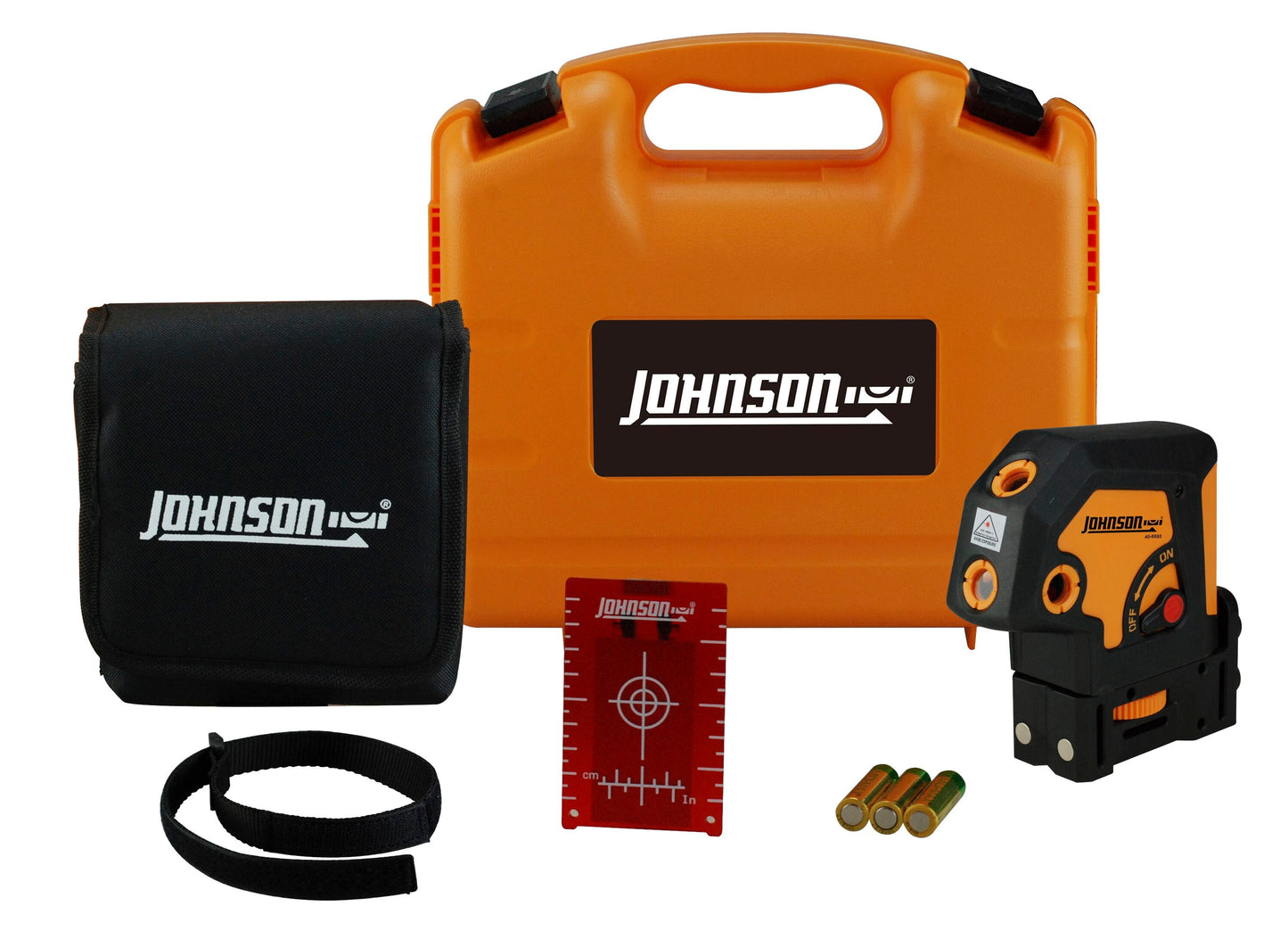 Johnson Level 100-ft Red Self-Leveling Line Generator Laser Level 40-6695