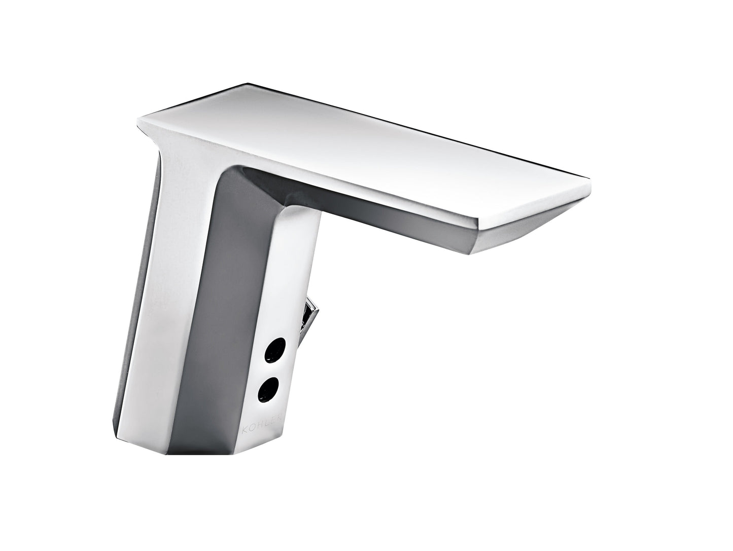 KOHLER Insight Polished Chrome Single hole Touchless Low-arc Commercial Touchless Bathroom Sink Faucet