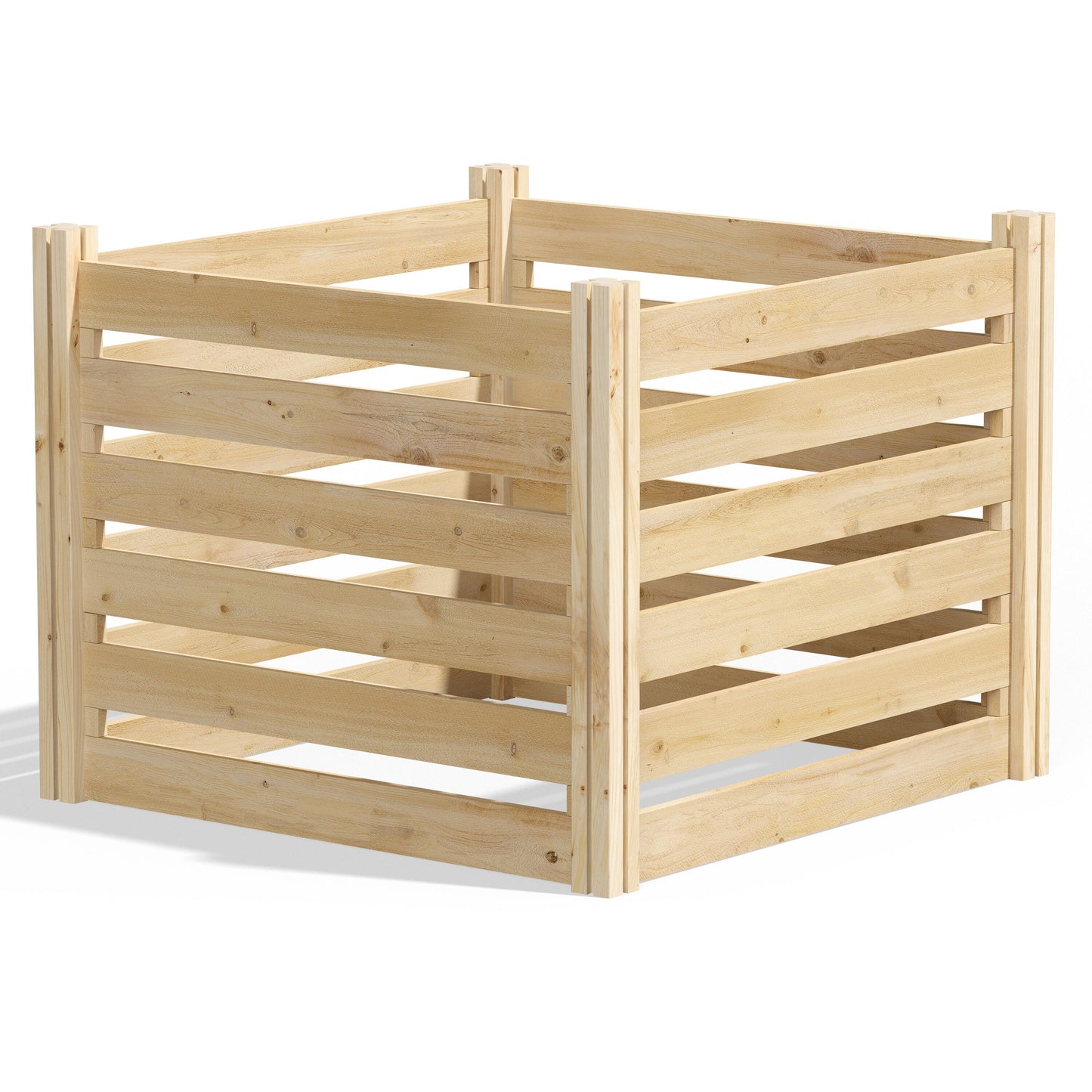 Greenes Fence 173.92 Wood Stationary Bin Composter RCCOMP36