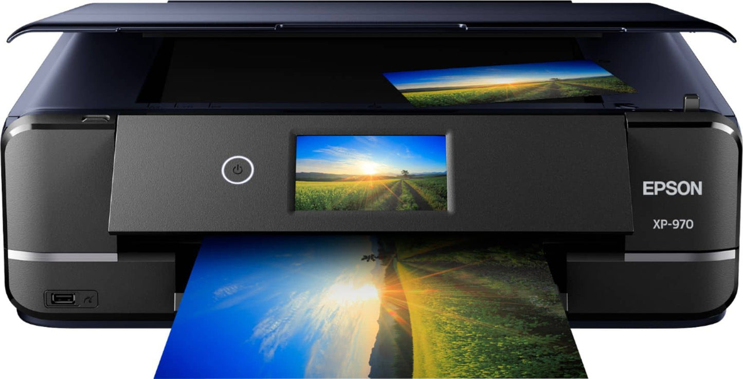 Epson - Expression Photo XP-970 Wireless All-In-One Printer - Black