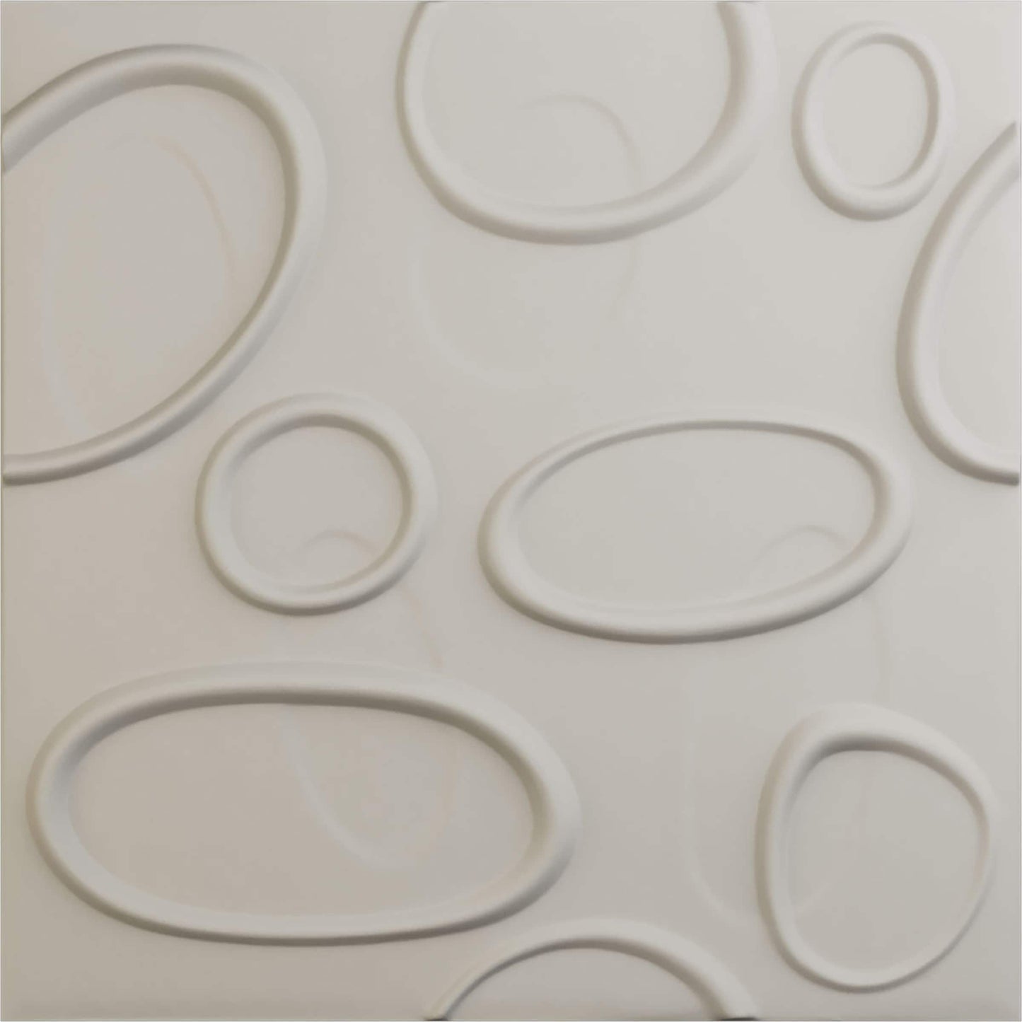 Ekena Millwork 19-5/8-in x 19-5/8-in Embossed Paintable/Stainable White PVC Wall Panel ( 12 -Pack, Covers 32.04-sq ft )