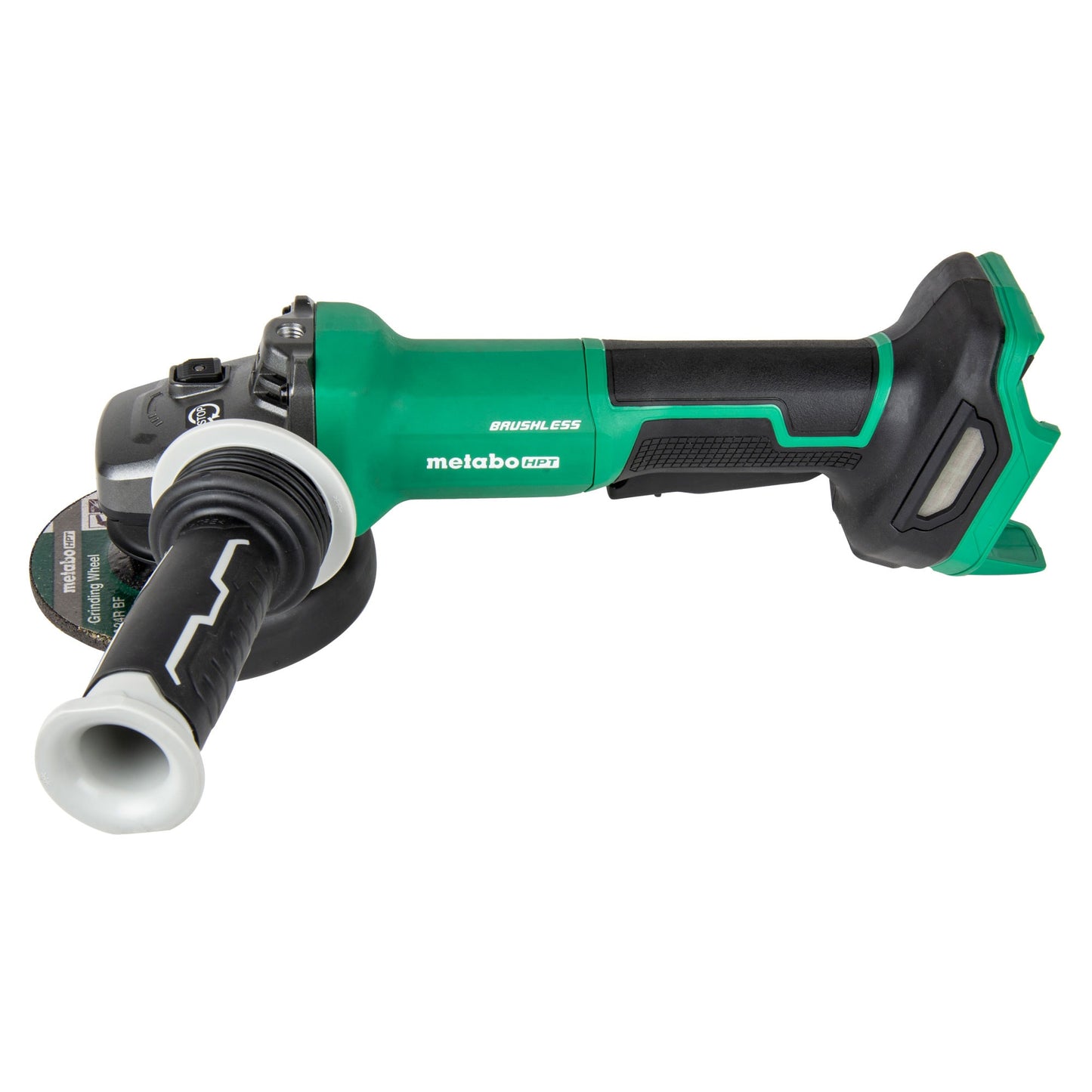 Metabo HPT MultiVolt 4.5-in 18-volt Paddle Switch Brushless Cordless Angle Grinder (Tool Only) G1812DFQ4M