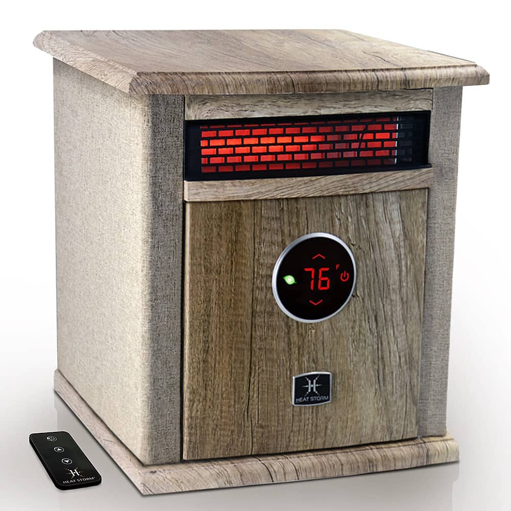 Heat Storm - 1500 Watt Infrared Cabinet Space Heater - TAN