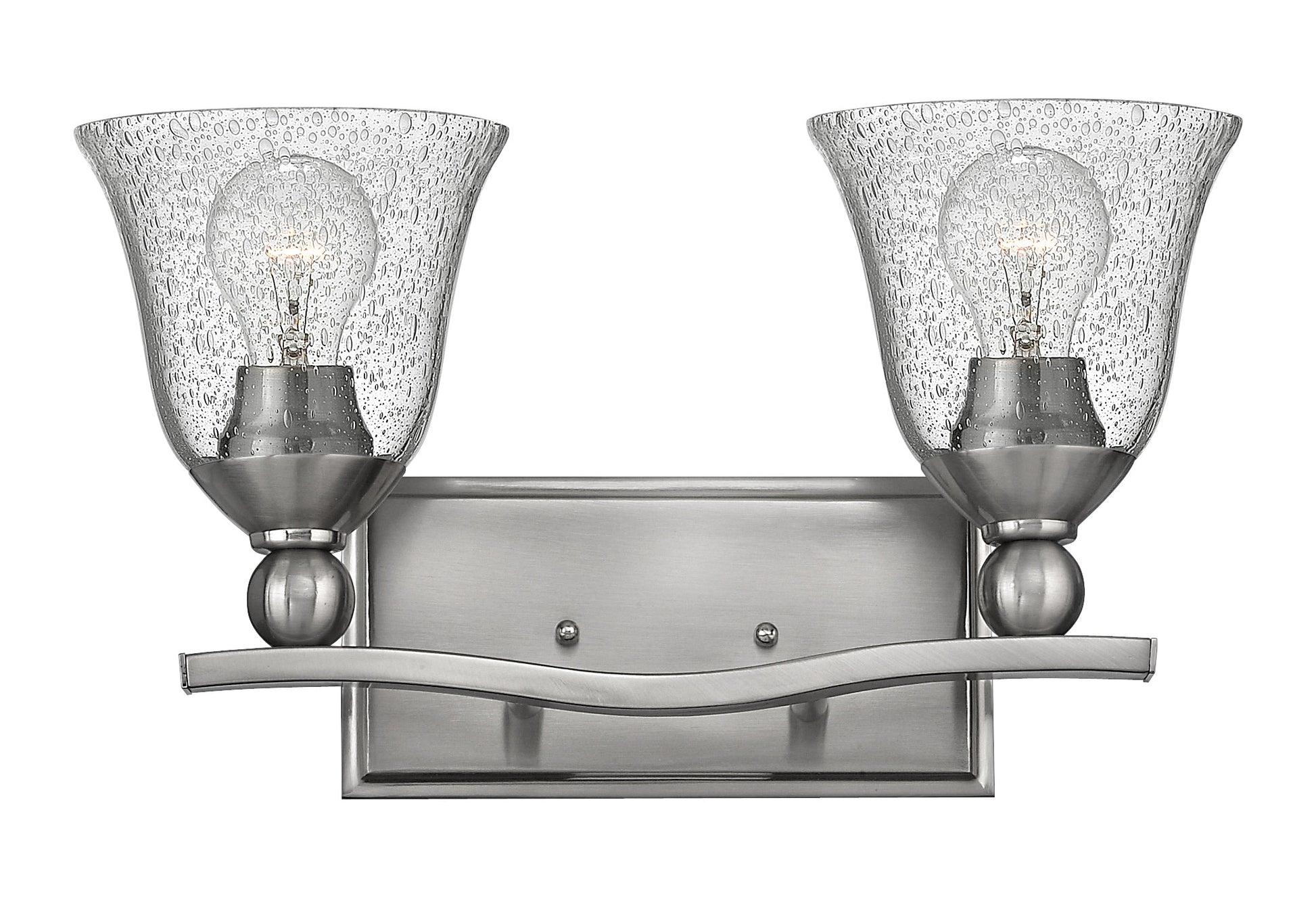 Hinkley Bolla 16-in 2 -Light Brushed Nickel Transitional Vanity light 5663157