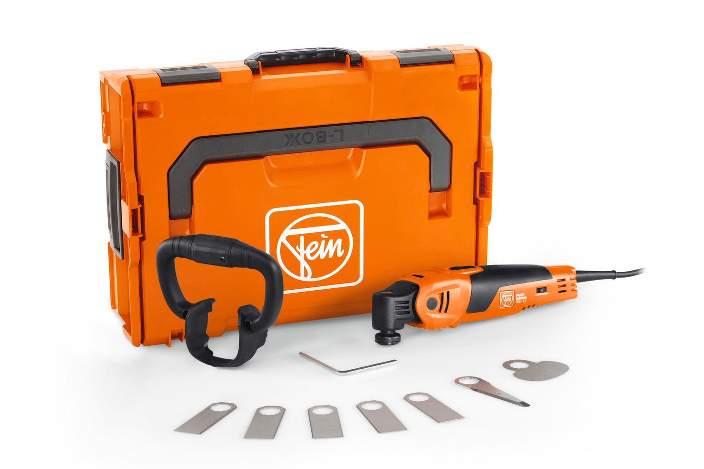 FEIN MULTIMASTER MM 700 1.7 Caulking Corded 3.3-Amp Variable 8-Piece Oscillating Multi-Tool Kit with Hard Case 72297162090