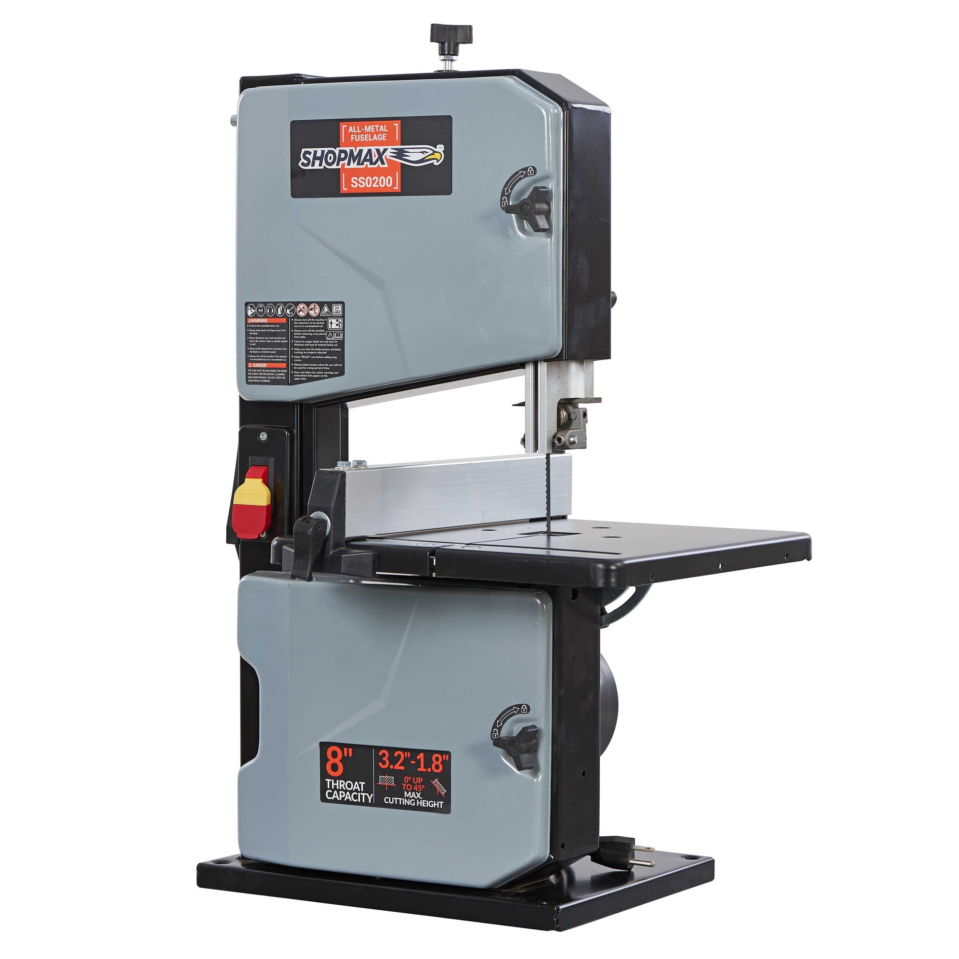 SHOPMAX 8-in 2.2-Amp Stationary Band Saw SS0200
