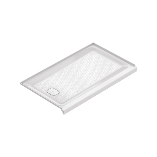 American Standard Aspirations 36-in W x 60-in L Left White Single Threshold Rectangle Shower Pan Base with 5-in H Threshold