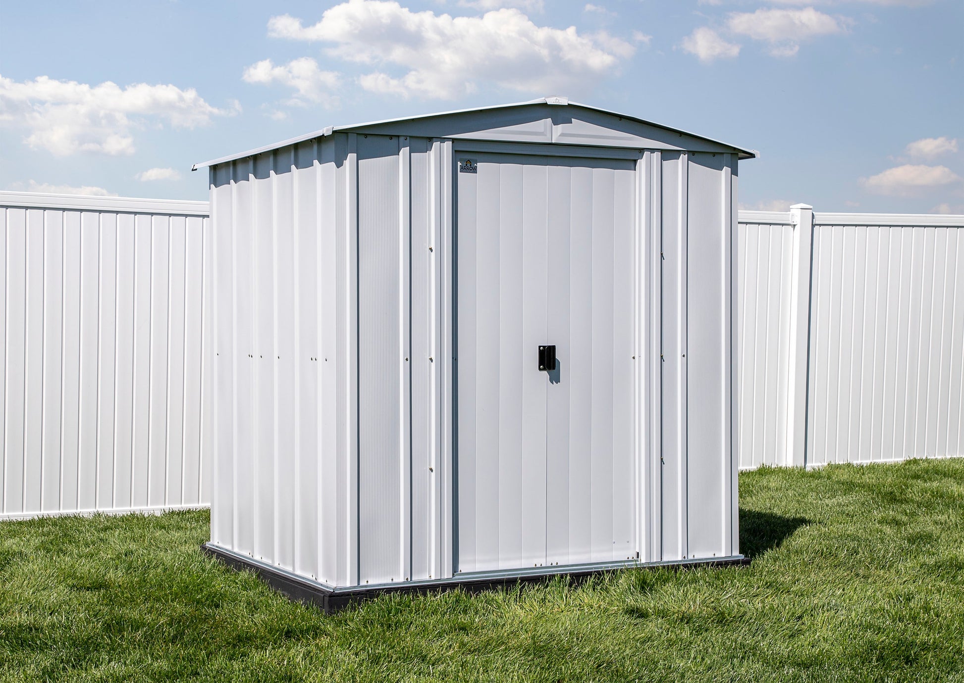Arrow 6-ft x 5-ft Classic Galvanized steel Metal Storage Shed