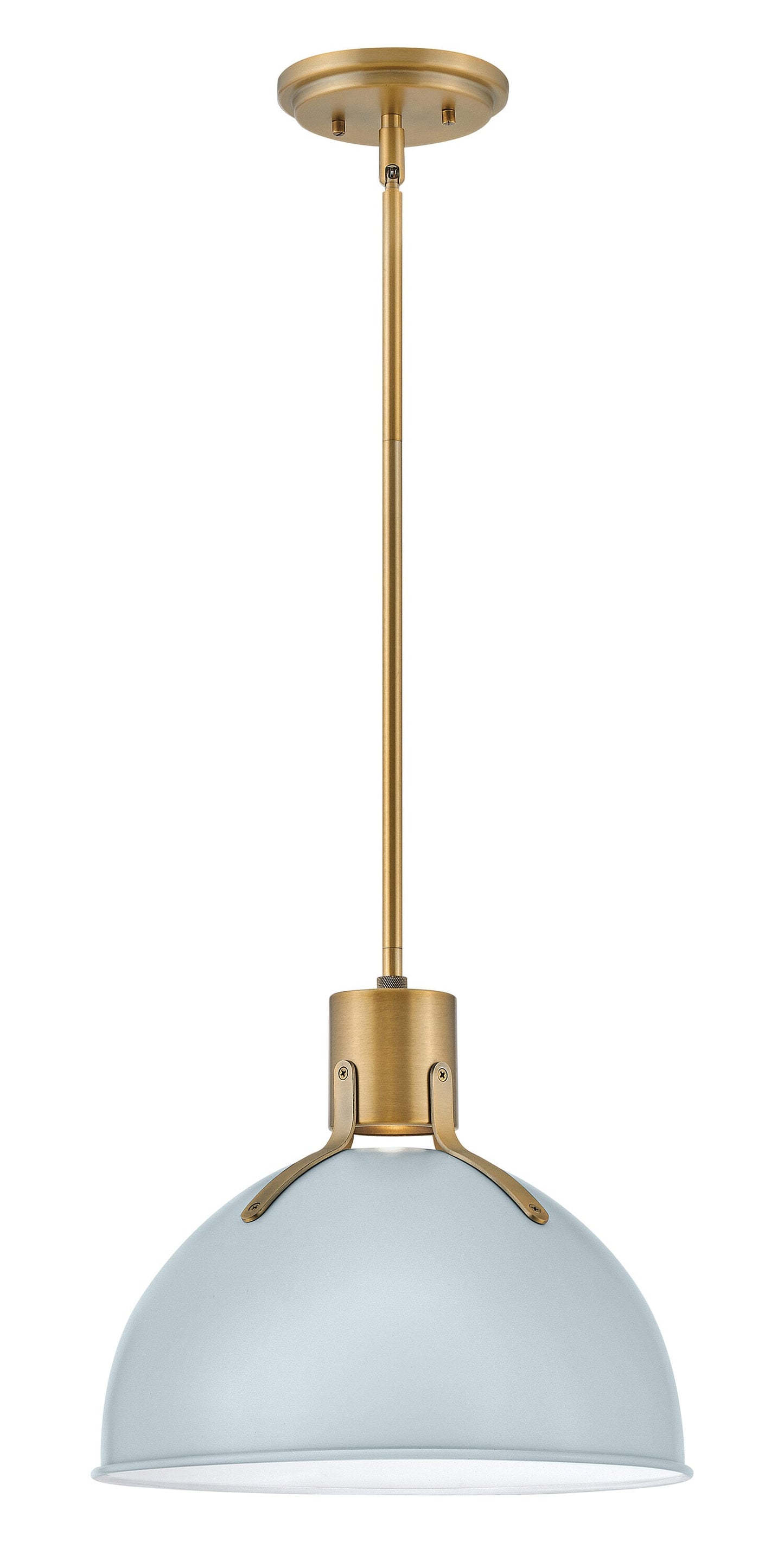 Hinkley Argo Lacquered Brass Modern/contemporary Dome Medium Hanging Pendant light 6588891