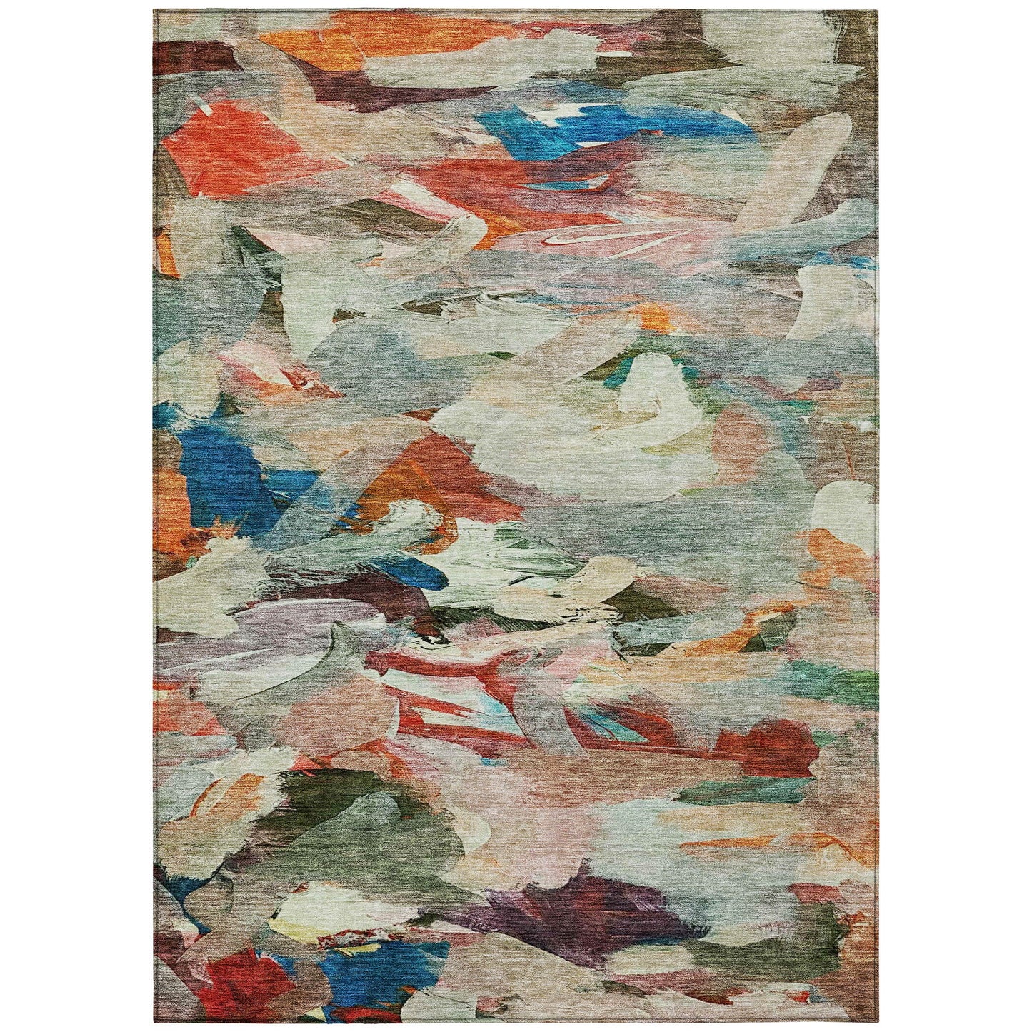 Addison Rugs Chantille ACN1075GE 9 x 12 (ft) Green Rectangular Indoor/Outdoor Geometric Machine washable Pet Friendly Area rug