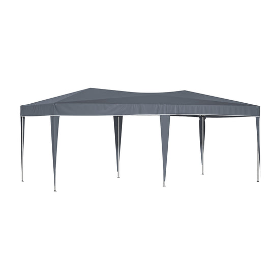 SINOFURN 20-ft x 10-ft Rectangle Gray Pop-up canopy