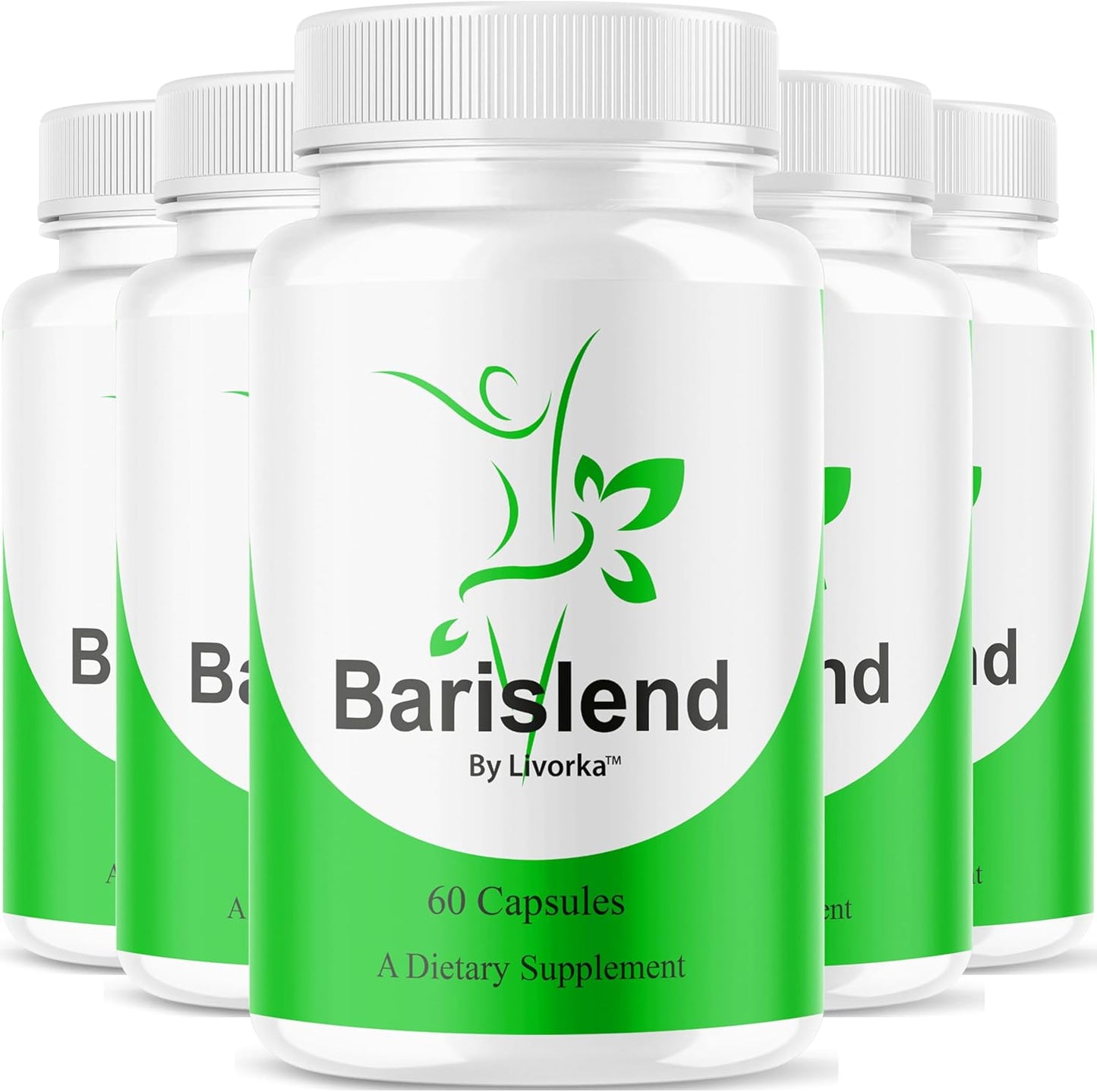 (5 Pack) Barislend Capsules - Official Barislend Pink Salt Capsules, Bari-Slend Advanced Formula with Natural Ingredients for Wellness Support, Barisland Pill for 5 Month