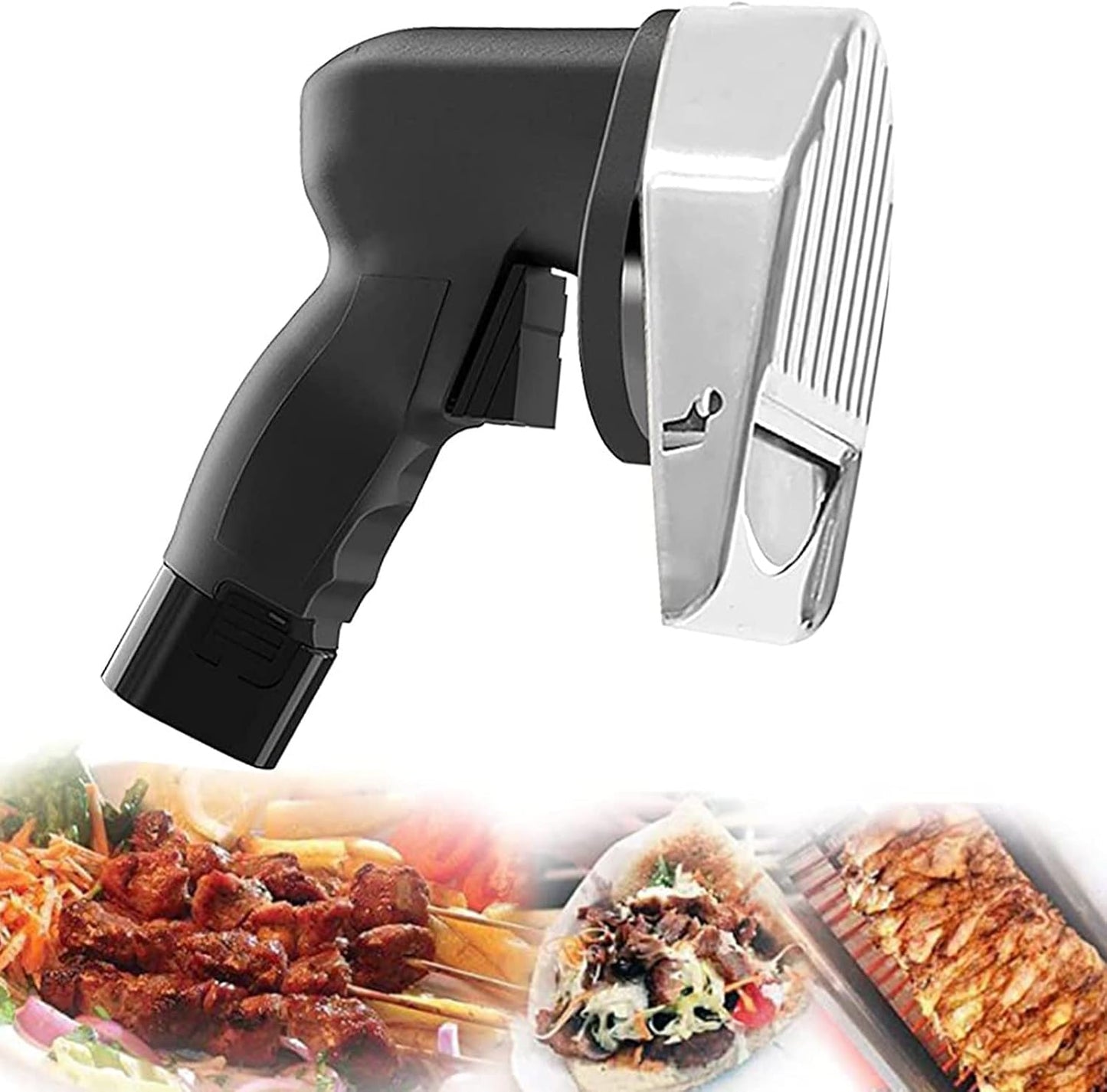 Meat Slicer Machine,Dedicated Turkish Electric Barbecue Electric Kebab Slicer Charging Handheld Doner Kebab Slicer For Butcher Shops,Restaurants,Cafes,Apartments,B (B)