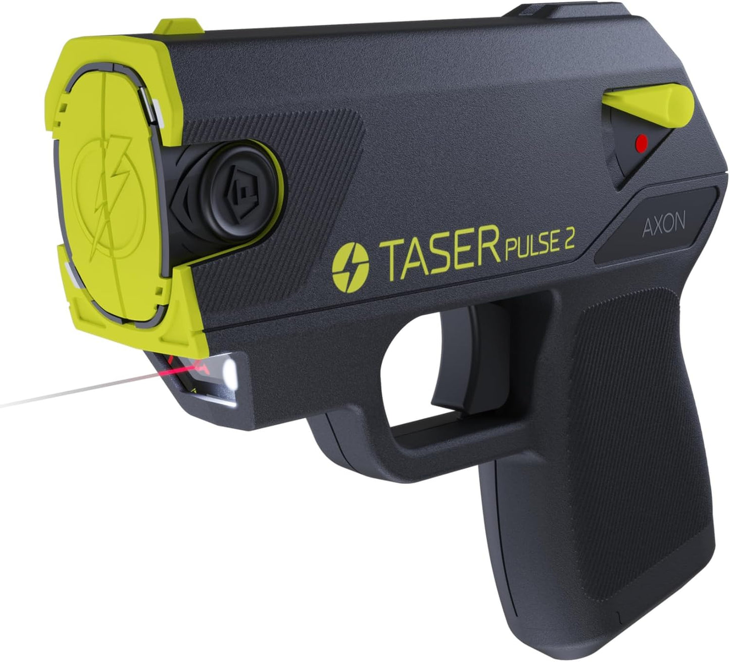 TASER Pulse 2 Self-Defense NMI Stun Device Compact, Lightweight 8oz Personal Protection Tool with 2 Cartridges, Rugged Carrying Case, Lithium Battery, Conductive Practice Target, Soft Carry Sleeve