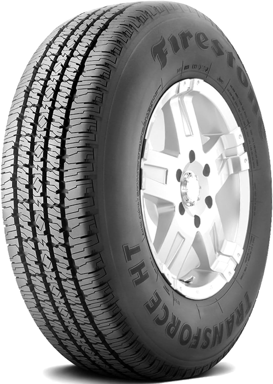 Firestone Transforce HT Highway Terrain Commercial Light Truck Tire 9.50R16.5LT 121 R E