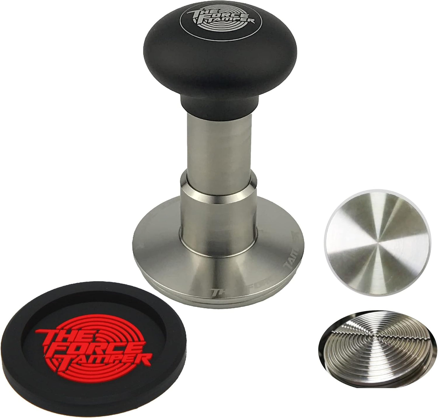 The Force Tamper Automatic Impact Coffee Tamper Adjustable Const Pressure and Autoleveling Ripp-Distribute Set New