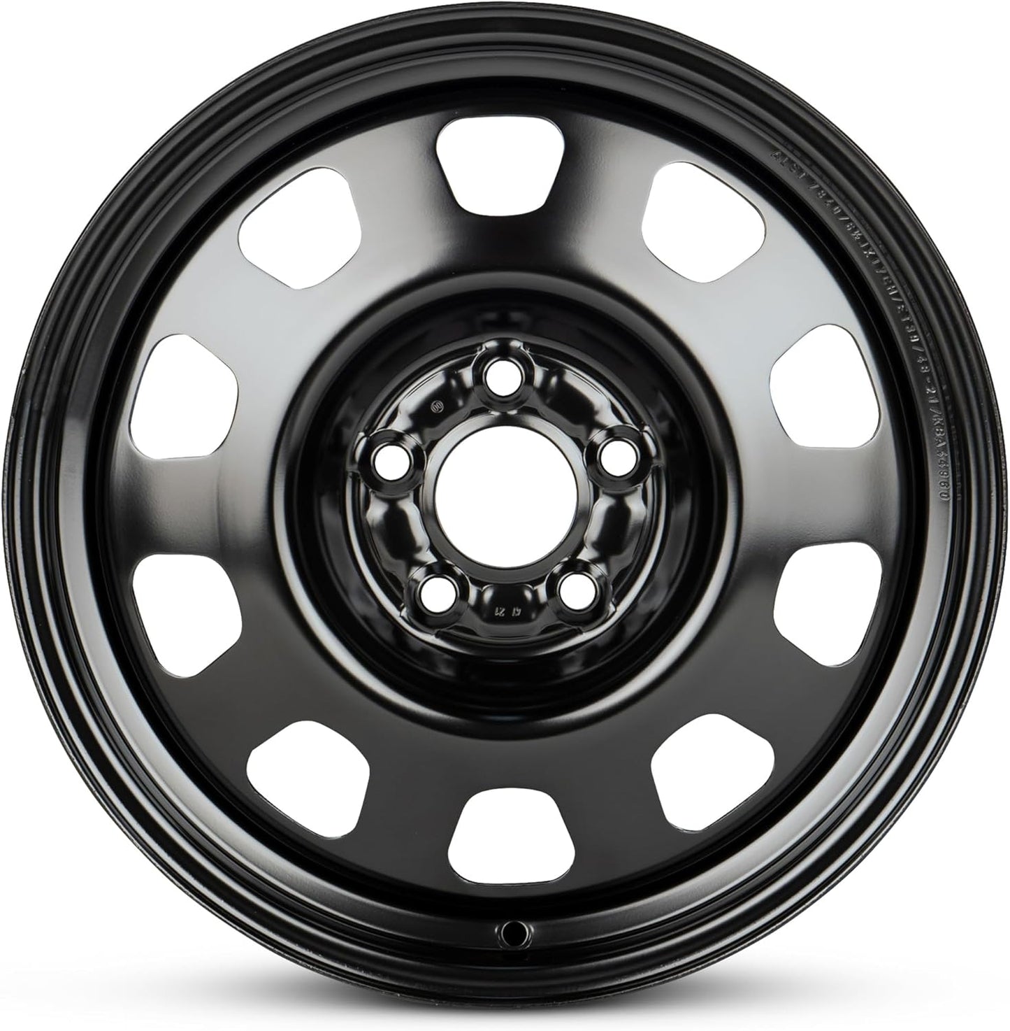 For 11-15 Hyundai Sonata 17 Inch Black Steel Rim - OE Direct Replacement - Road Ready Car Wheel