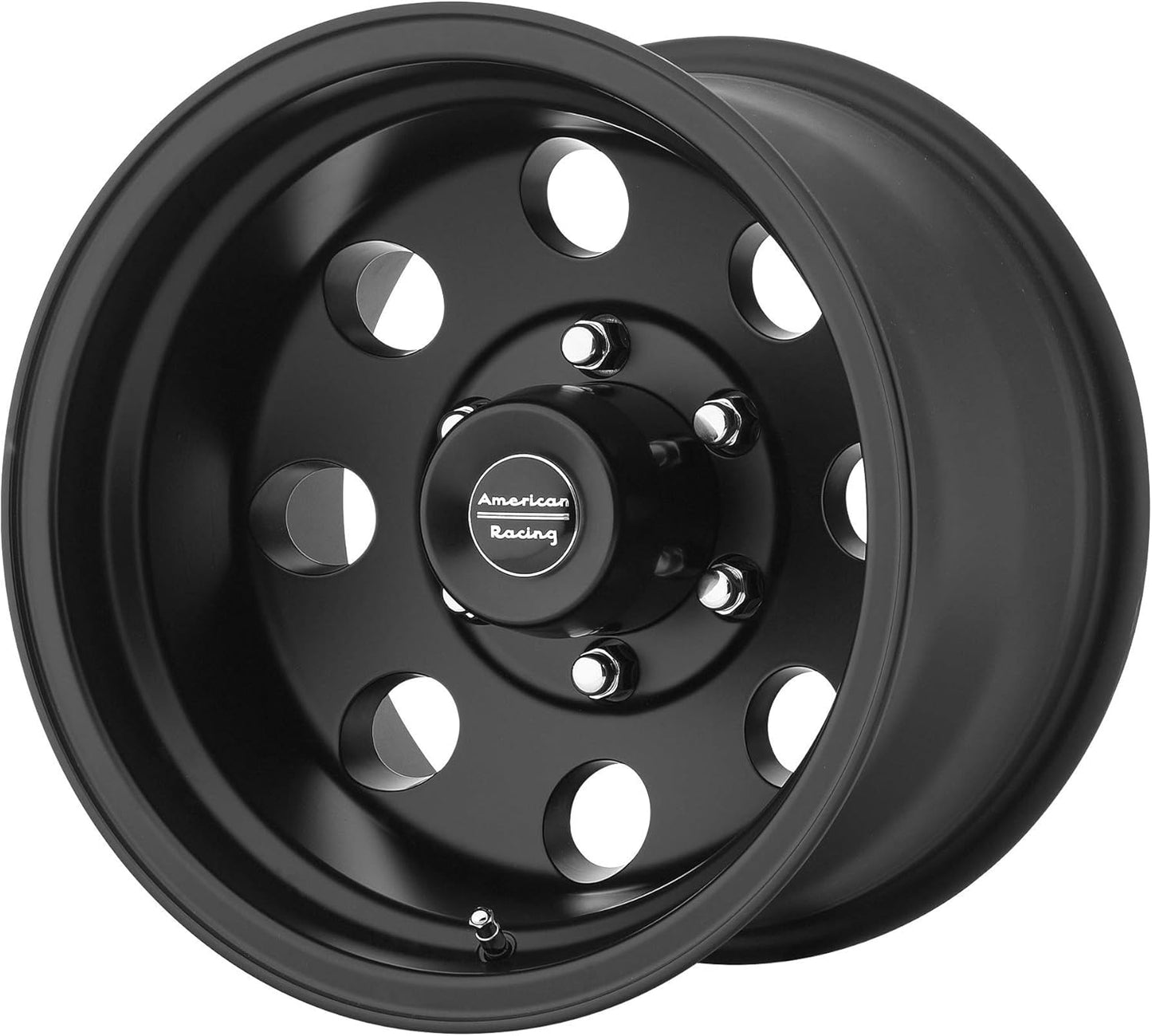 American Racing AR172 15X7 5X4.5 S-BLK -6MM Aftermarket Wheel