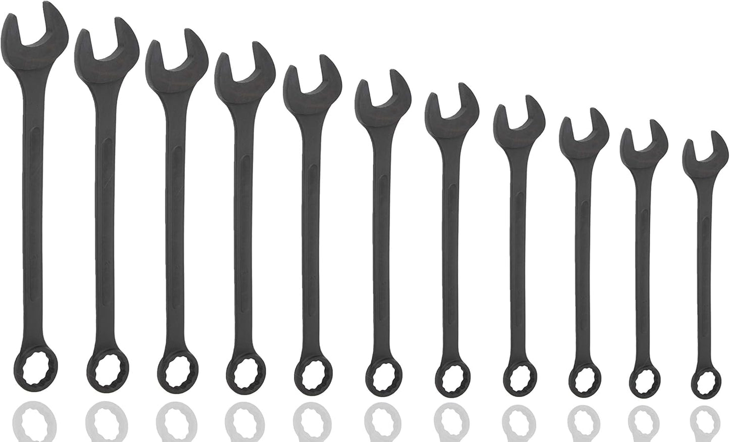 VCT 11 PC METRIC LARGE BIG JUMBO SIZE COMBINATION TOOL WRENCH SET WITH POUCH