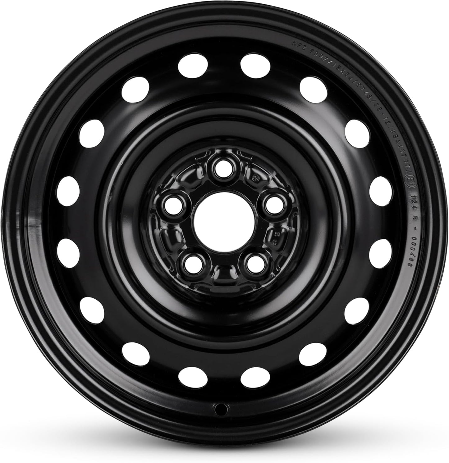 For 12-16 Subaru Impreza 15 Inch Black Painted Steel Rim - OE Direct Replacement - Road Ready Car Wheel