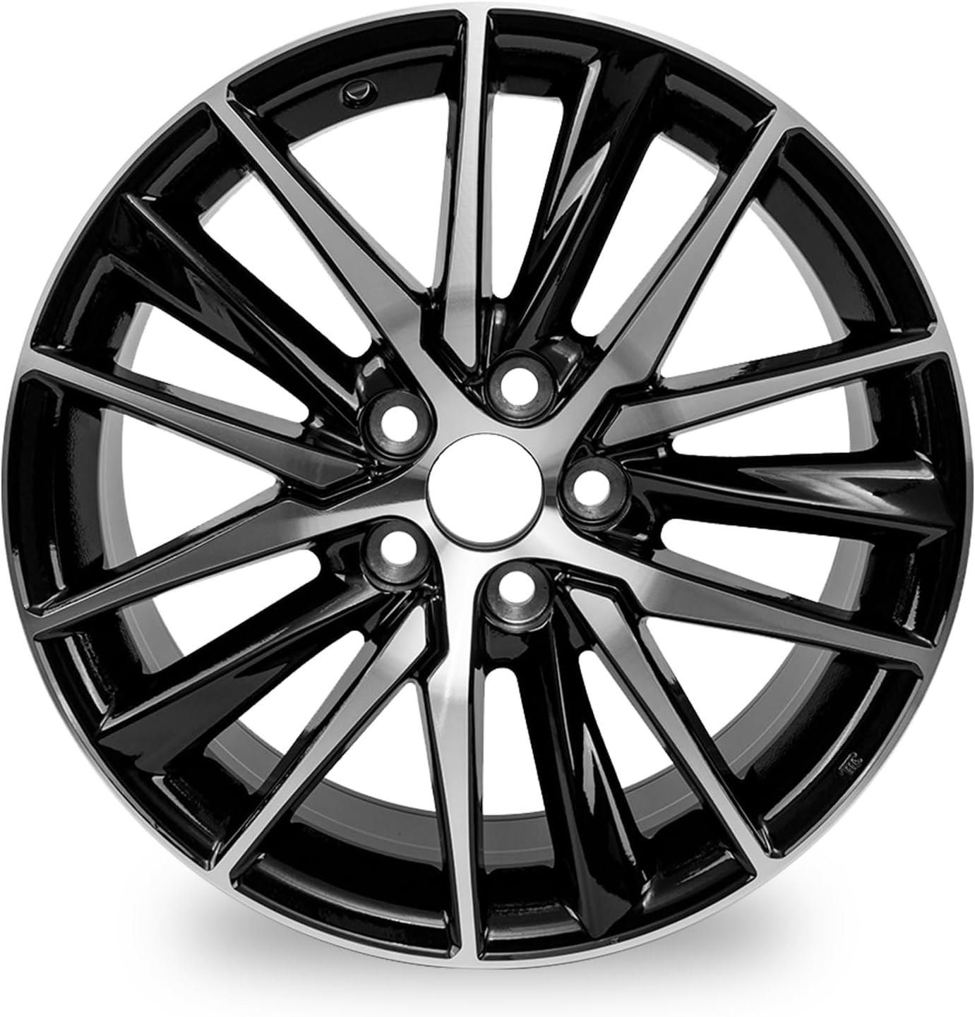 18" New 18x8 in Alloy Wheel Rim for Toyota camry SE 2018 2019 2020 2021 2022 2023 2024 Machined Black Single Replacement Car Wheel Rims
